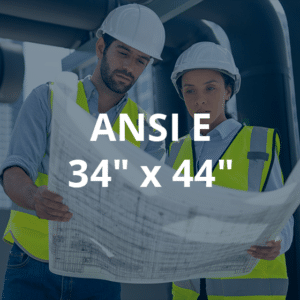 Blueprints Printing - 34" x 44" ANSI E