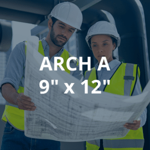 Blueprints Printing - 9" x 12" ARCH A