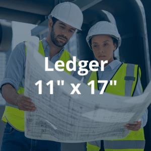 Blueprints Printing - 11" x 17" LEDGER